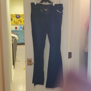 High Rise Flare Stretch Jeans